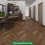 کفپوش اس پی سی جناقی قهوه ای