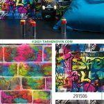 کاغذ دیواری راش 291506 291551 291407