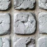 آجرکف 10 در 10 رستیک خاکستری