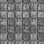 آجرکف 10 در 10 رستیک خاکستری مشکی