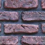 آجرنما رستیک قرمز مشکی سری متوسط