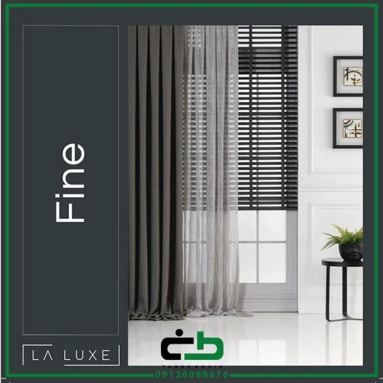 پارچه پرده اي لالوکس طرح fine