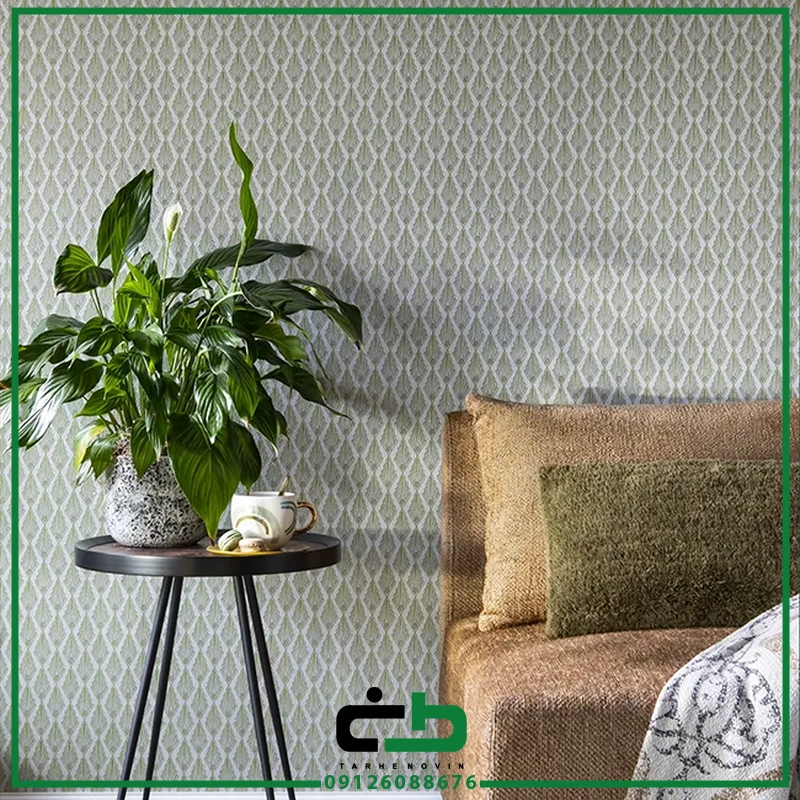 کاغذ ديواري راش تکستايل طرح vintage - Image 2