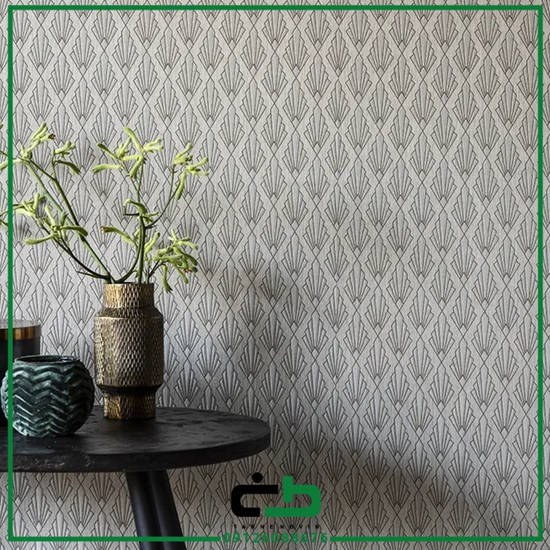 کاغذ ديواري راش تکستايل طرح vintage - Image 3