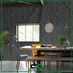 کاغذ ديواري راش طرح graphic-lines