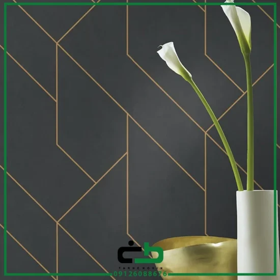 کاغذ ديواري راش طرح graphic-lines - Image 3