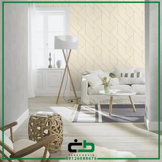 کاغذ ديواري راش طرح graphic-lines - Image 5