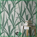 کاغذ ديواري راش طرح green-leaves