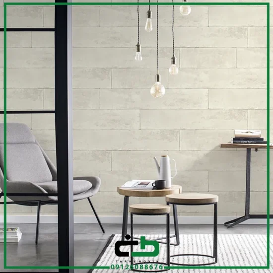 کاغذ ديواري راش طرح stone-optic-light-grey - Image 10
