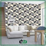 کاغذ ديواري راش طرح graphic-leather - Image 3