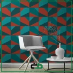 کاغذ ديواري راش طرح graphic-leather - Image 5