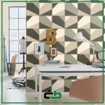 کاغذ ديواري راش طرح graphic-leather - Image 7