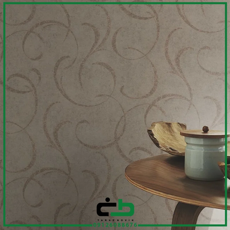 کاغذ ديواري راش طرح vintage-tendril - Image 2