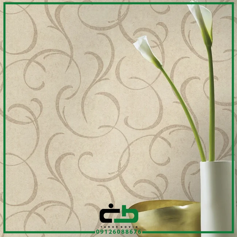 کاغذ ديواري راش طرح vintage-tendril - Image 5