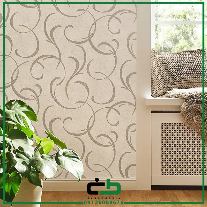 کاغذ ديواري راش طرح vintage-tendril - Image 7