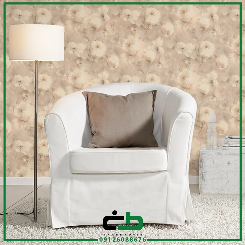 کاغذ ديواري راش طرح watercolor-flowers - Image 5