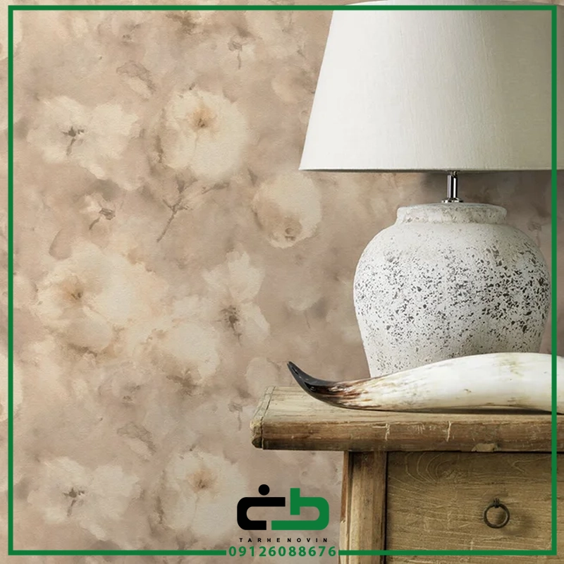 کاغذ ديواري راش طرح watercolor-flowers - Image 6