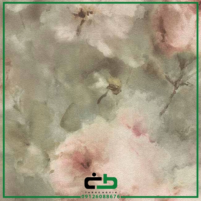 کاغذ ديواري راش طرح watercolor-flowers - Image 11