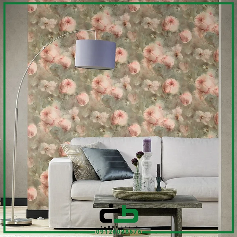کاغذ ديواري راش طرح watercolor-flowers - Image 13
