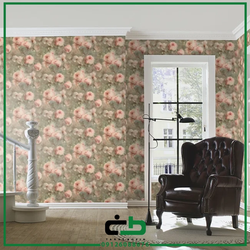 کاغذ ديواري راش طرح watercolor-flowers - Image 15