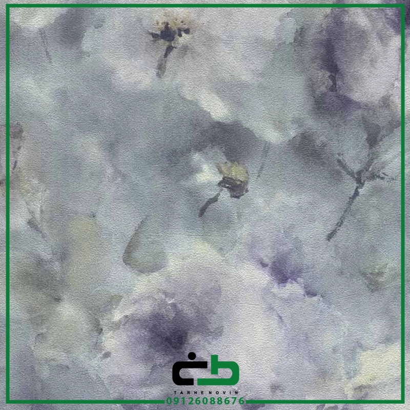 کاغذ ديواري راش طرح watercolor-flowers - Image 24