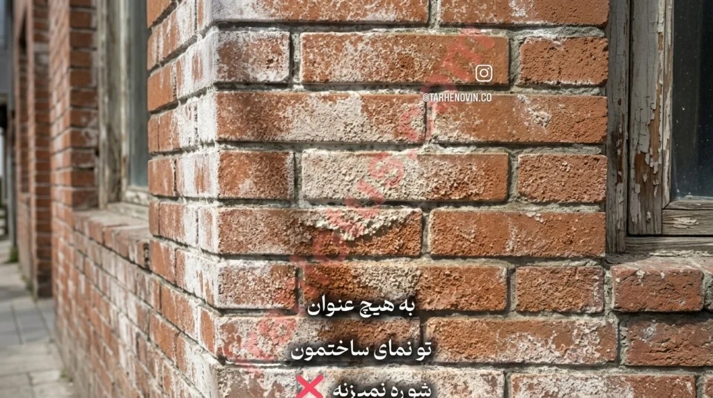 آجری که تو نمای ساختمان شوره نمیزنه