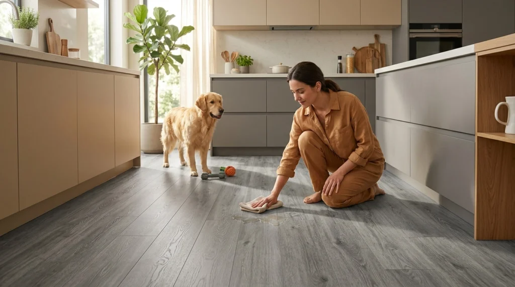 pvc-flooring-pros-cons-kitchen-featured